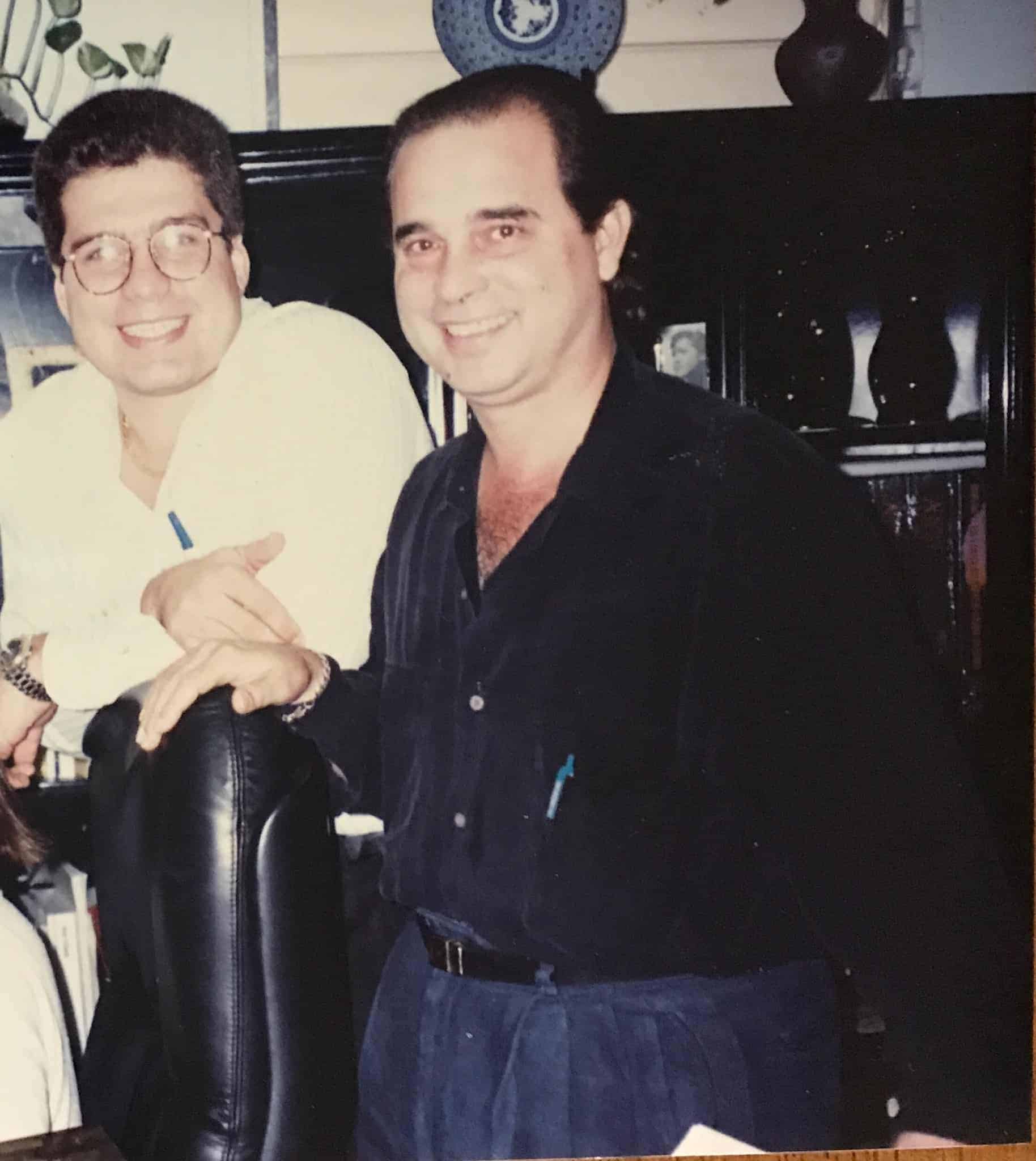 Frank, tiempo atrás cuando padecía de sobrepeso.